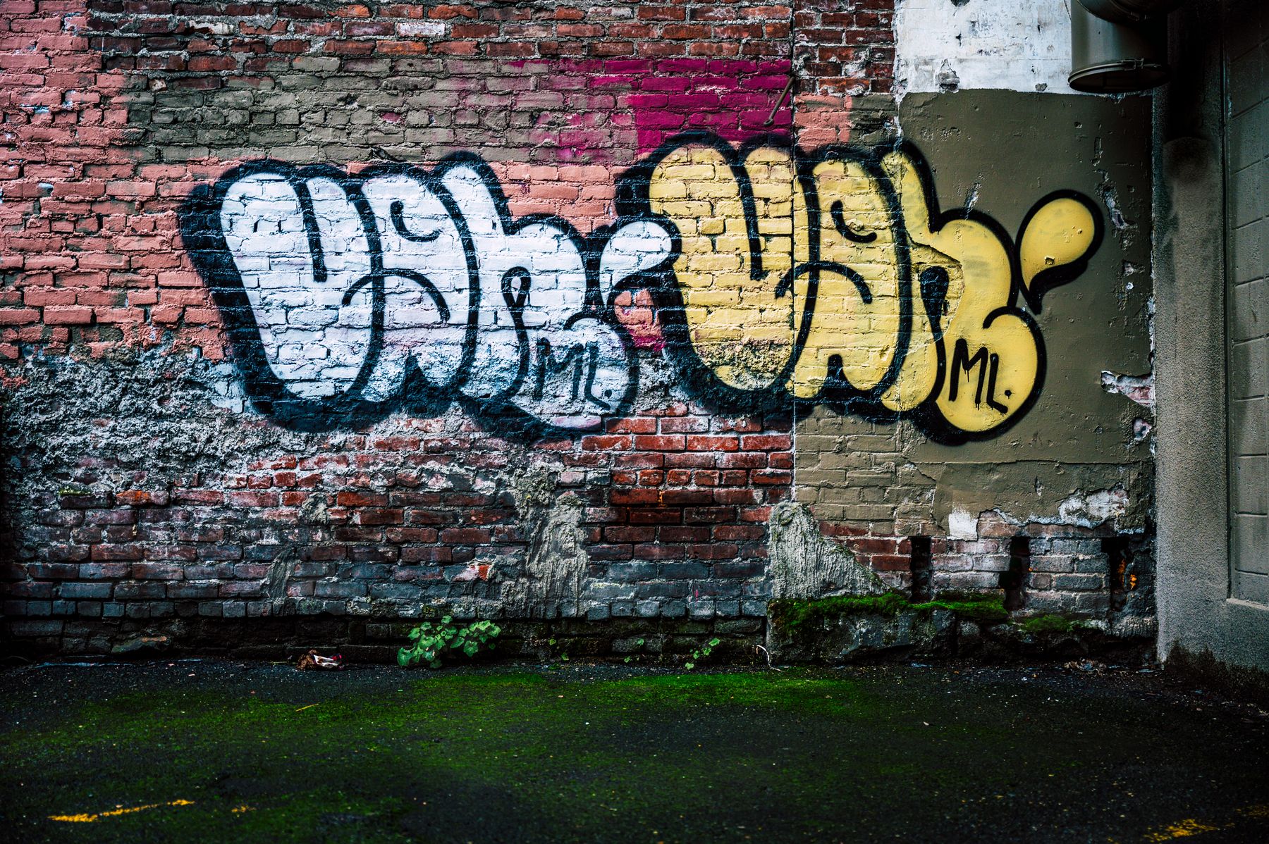 Graffiti auf einer Außenwand
