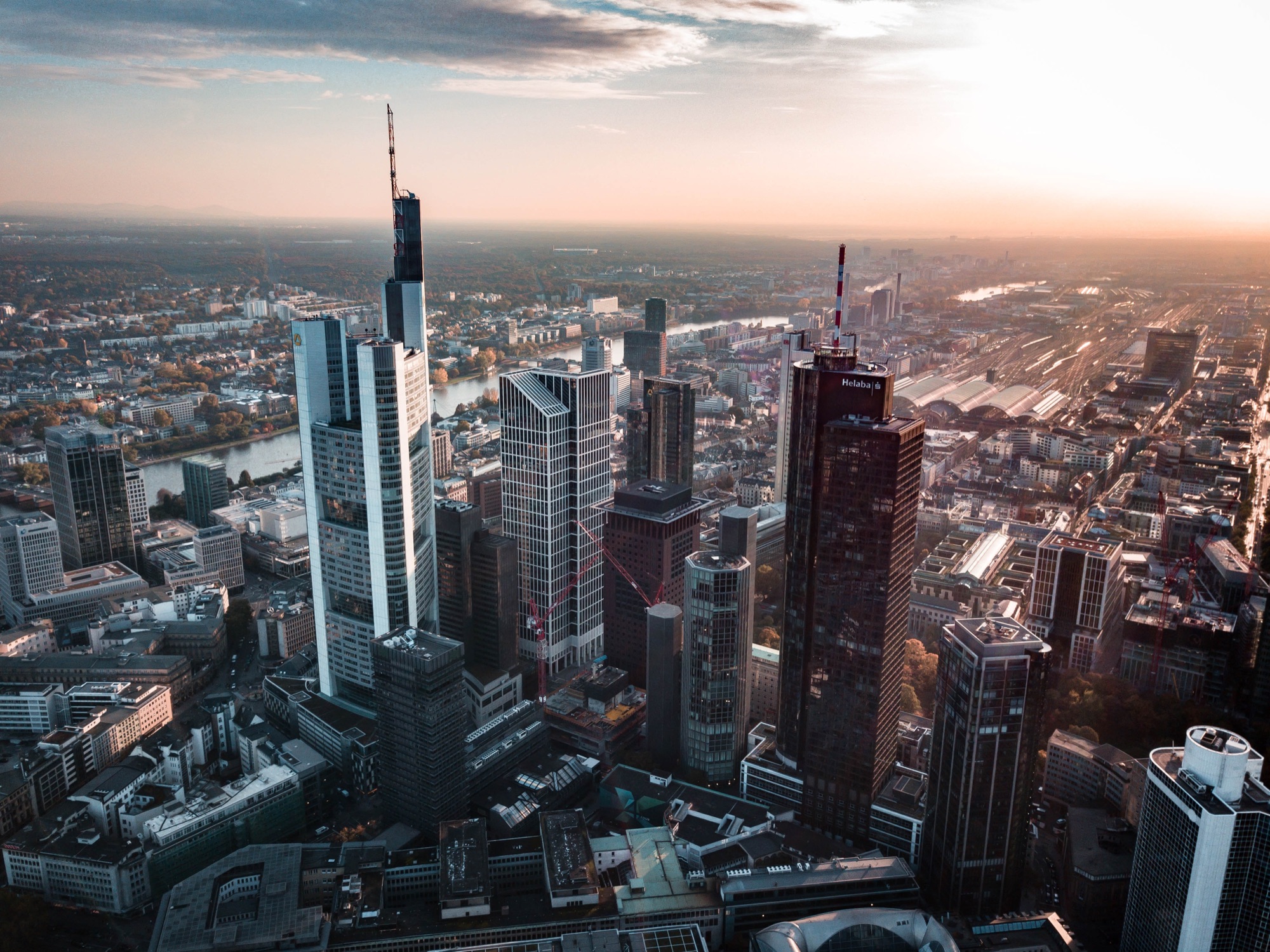 Frankfurt am Main aus der Luft